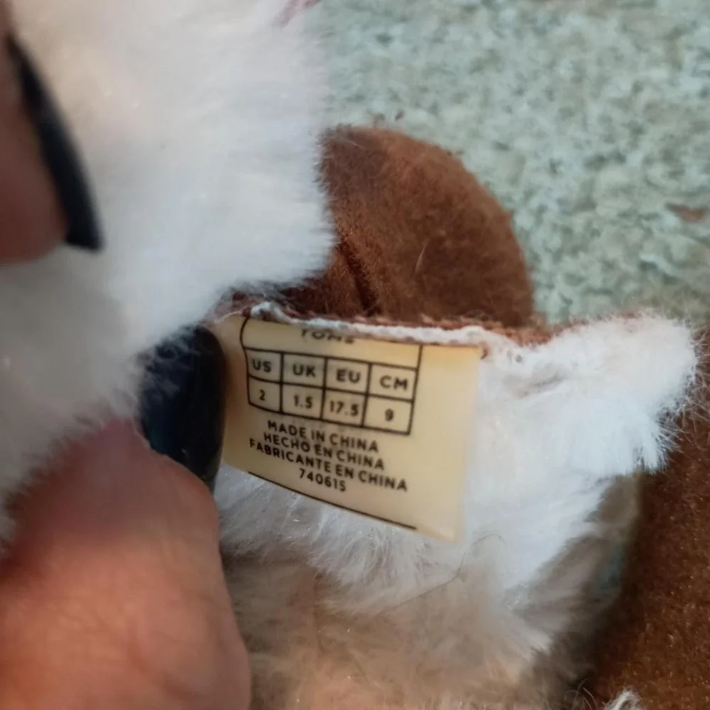 Toms Baby‎ Moccasin Fur Lined Booties